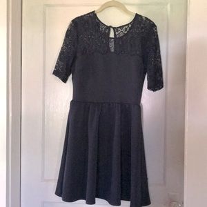 Baby Doll Dress Navy Blue